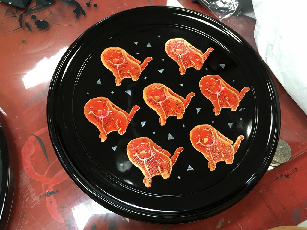 同學上課學習作品。