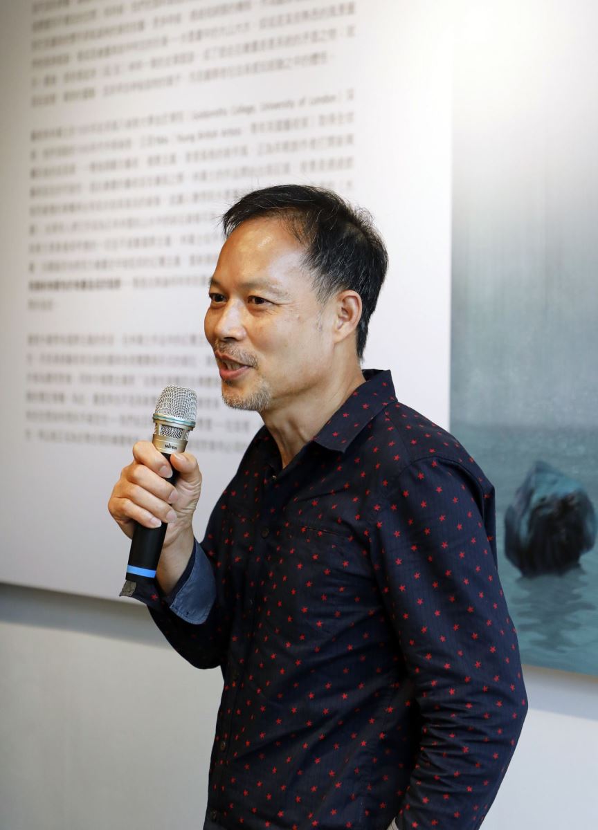 林萬士老師個展在宜蘭美術館開幕。