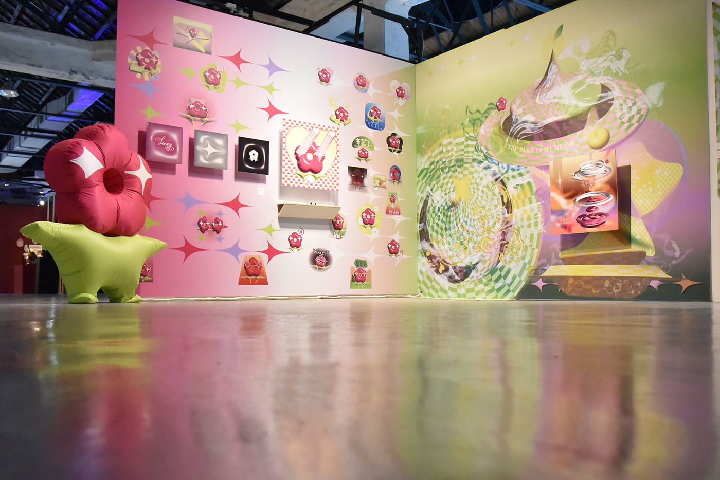 美術與文創學系黃語絹同學畢業展展出作品。