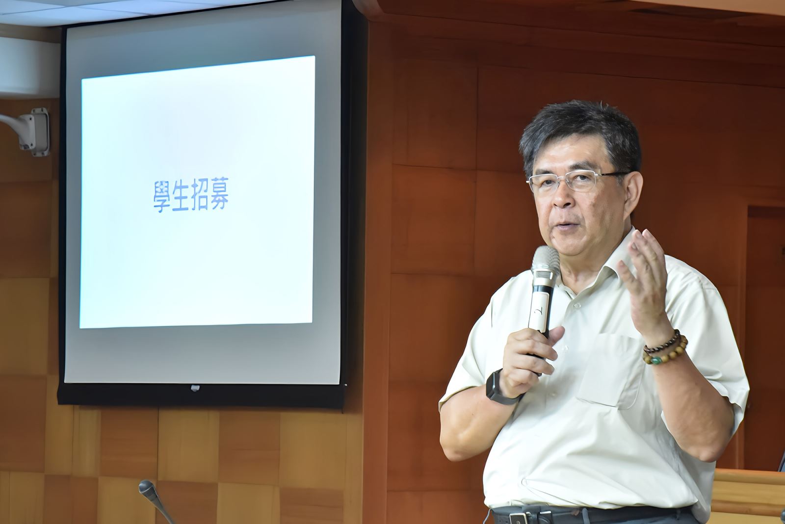 華梵大學李天任董事主講「學生成功——從以學生為中心到以學習者為中心」。 