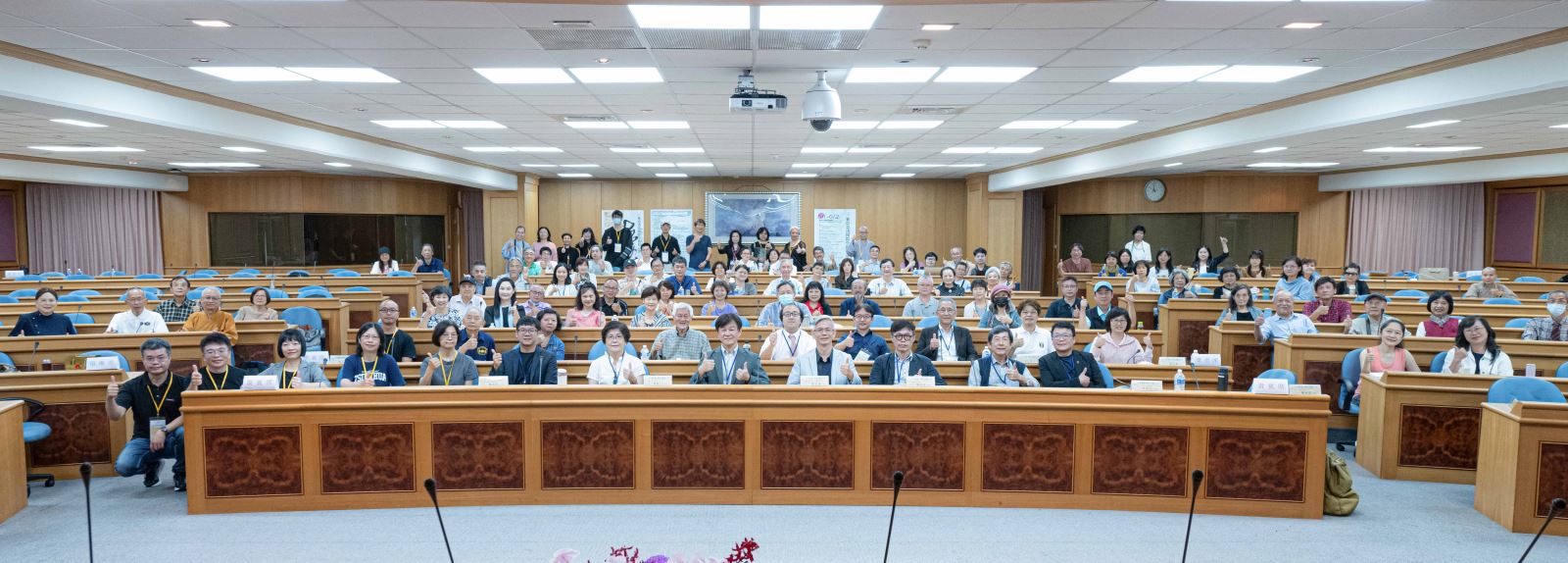 2024東亞書法國際學術研討會現場合影。  