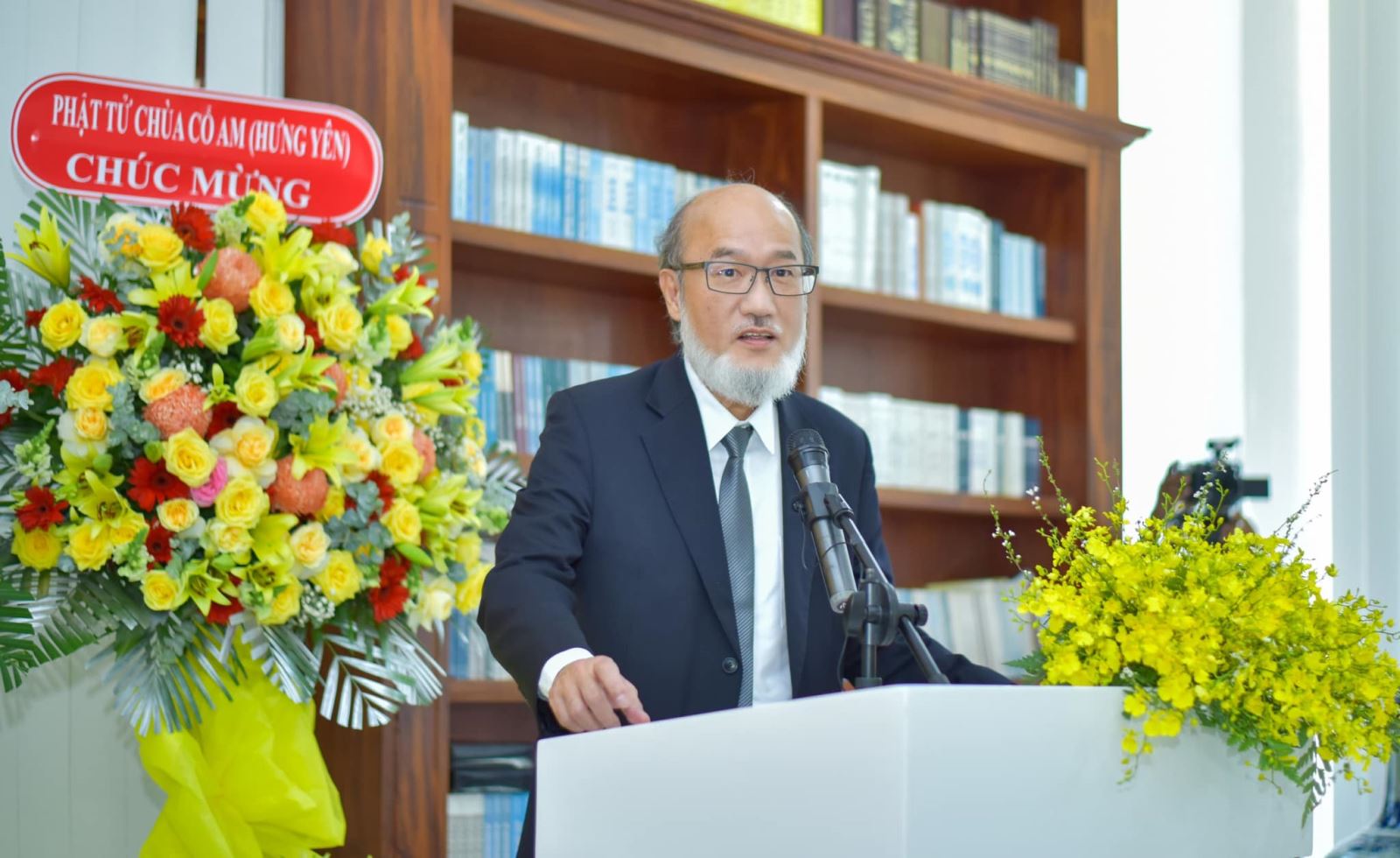 林從一校長致詞。 
